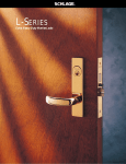 Schlage L-SERIES User's Manual
