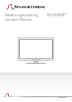 Schaub Lorenz 26LE-4800CT User's Manual