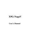Sceptre Technologies Sceptre X9G-NAGAV User's Manual