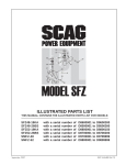 Scag Power Equipment sfz48-26bs User's Manual