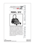 Scag Power Equipment FREEDOM Z SFZ User's Manual