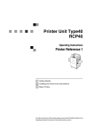 Savin RCP40 User's Manual