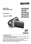 Sanyo XACTI VPC-SH1EX User's Manual