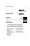 Sanyo VQM-801P User's Manual