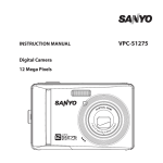 Sanyo VPC-S1275 User's Manual