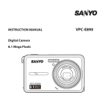 Sanyo VPC-E890 User's Manual