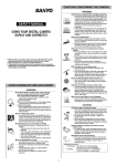 Sanyo VPC-CA9 BK User's Manual