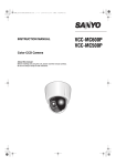 Sanyo VCC-MC600P User's Manual