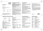 Sanyo Vcc-4344 User's Manual