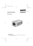 Sanyo VCB-3374 User's Manual