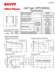Sanyo UPF234943L User's Manual