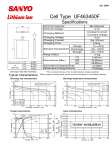 Sanyo UF463450F User's Manual