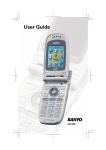 Sanyo scp8300 User's Manual
