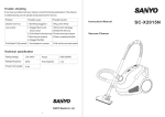 Sanyo SC-X2015N User's Manual
