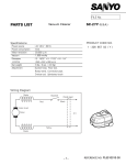 Sanyo SC-27Y User's Manual