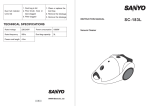 Sanyo SC-183L User's Manual