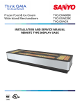 Sanyo Refrigerator TVQ-EXA089K User's Manual
