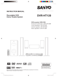 Sanyo DVR-HT120 User's Manual