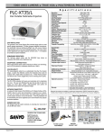 Sanyo PLC-XT35 User's Manual