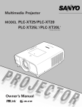 Sanyo PLC-XT25 User's Manual