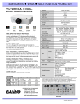 Sanyo PJLINK PLC-WM4500 User's Manual