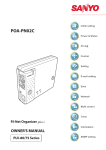 Sanyo PDA POA-PN02C User's Manual