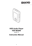 Sanyo MP3 User's Manual