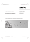Sanyo KS2462R User's Manual
