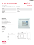 Sanyo ECO-i SHA-KT256BA User's Manual