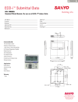 Sanyo ECO-i RCS-TM80BG User's Manual