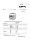 Sanyo ECJ-HC100S User's Manual