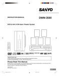 Sanyo DWM-3500 User's Manual