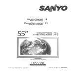Sanyo DP55360 User's Manual