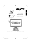 Sanyo DP26670 User's Manual