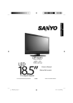 Sanyo DP19241 User's Manual