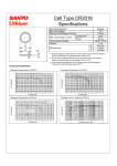 Sanyo CR2016 User's Manual