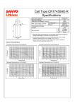 Sanyo CR17450HE-R User's Manual