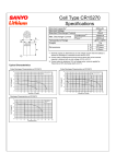 Sanyo CR15270 User's Manual