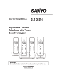 Sanyo CLT-D6614 User's Manual