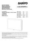 Sanyo CE32LM4WPR-E User's Manual