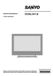 Sanyo CE26LC81-B User's Manual