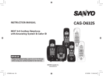 Sanyo CAS-D6325 User's Manual