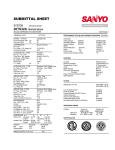 Sanyo 36TS32A User's Manual