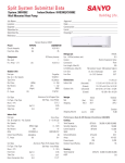 Sanyo 30KHS82 User's Manual