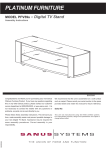 Sanus Systems PFV59S User's Manual