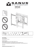 Sanus Systems VXF220 User's Manual