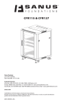 Sanus Systems CFR115 User's Manual