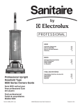 Sanitaire 9020 User's Manual