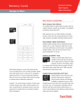 Sandisk microSDHC User's Manual