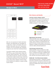 Sandisk iNAND-Based MCP User's Manual